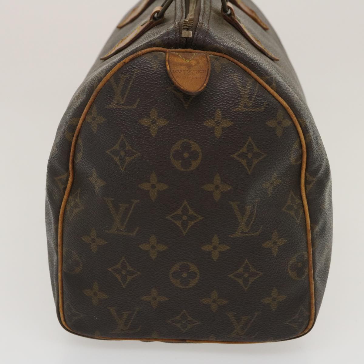 LOUIS VUITTON Monogram Speedy 30 Hand Bag M41526 LV Auth th2619