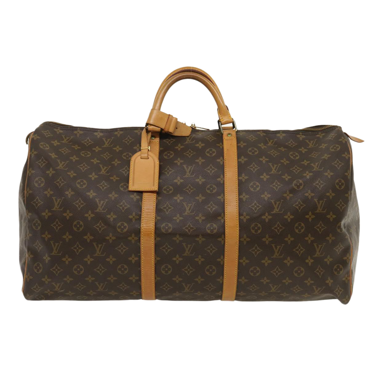 LOUIS VUITTON Monogram Keepall 60 Boston Bag M41422 LV Auth th2628