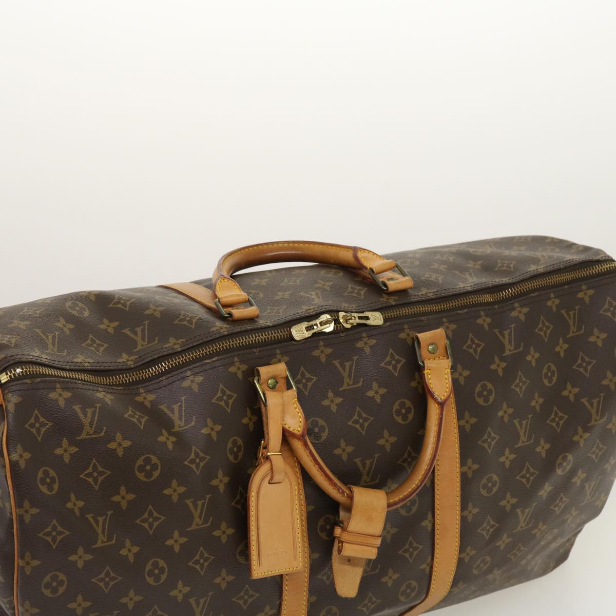 LOUIS VUITTON Monogram Keepall 60 Boston Bag M41422 LV Auth th2628