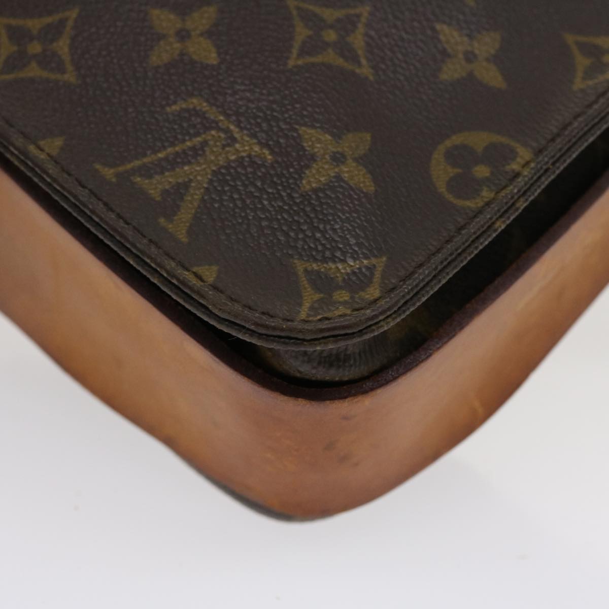 LOUIS VUITTON Monogram Cartouchiere GM Shoulder Bag M51252 LV Auth th2635