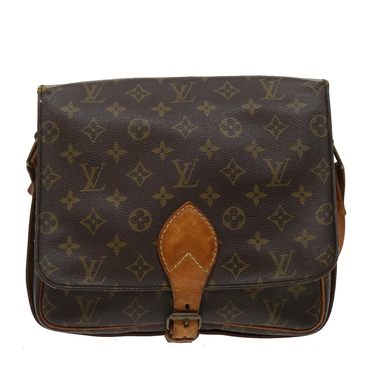 LOUIS VUITTON Monogram Cartouchiere GM Shoulder Bag M51252 LV Auth th2635