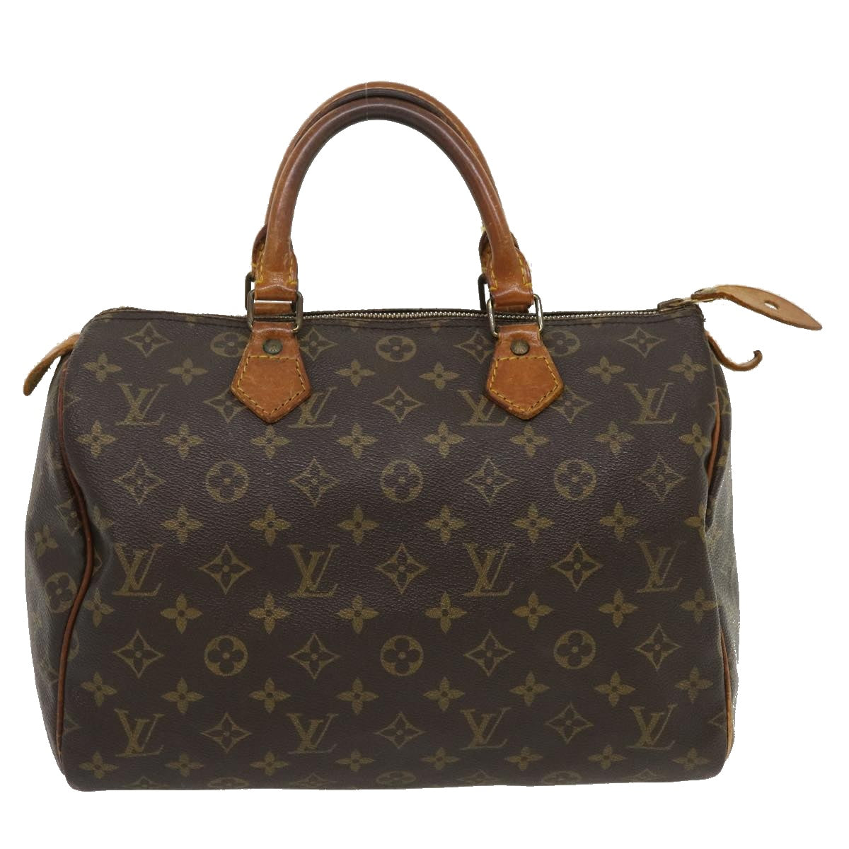 LOUIS VUITTON Monogram Speedy 30 Hand Bag M41526 LV Auth th2661