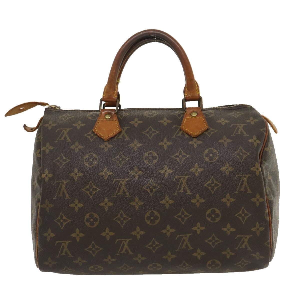 LOUIS VUITTON Monogram Speedy 30 Hand Bag M41526 LV Auth th2661