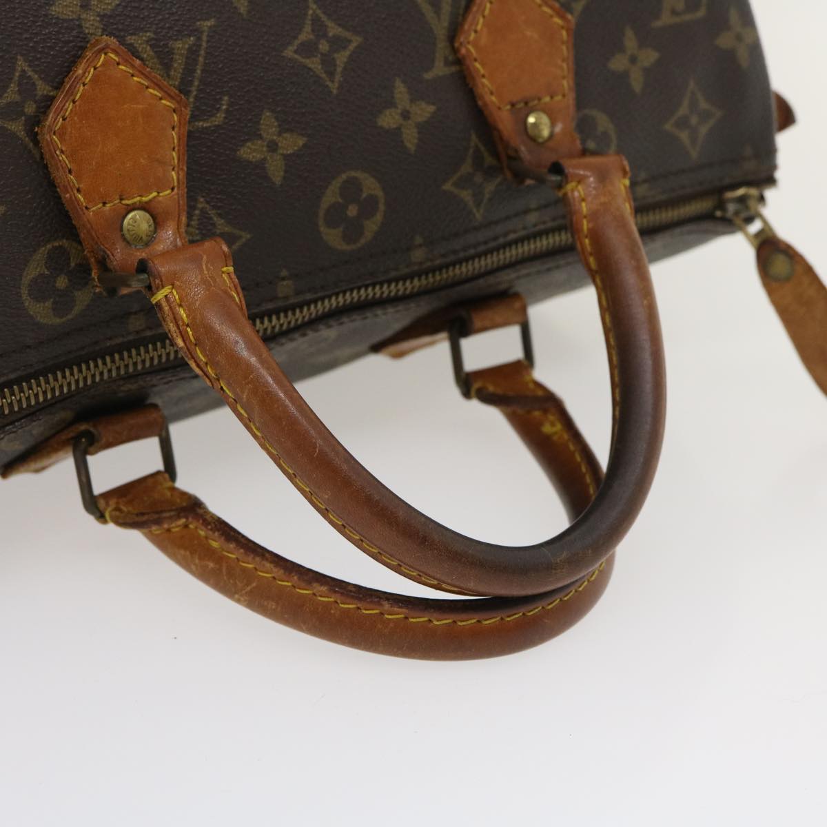 LOUIS VUITTON Monogram Speedy 30 Hand Bag M41526 LV Auth th2661