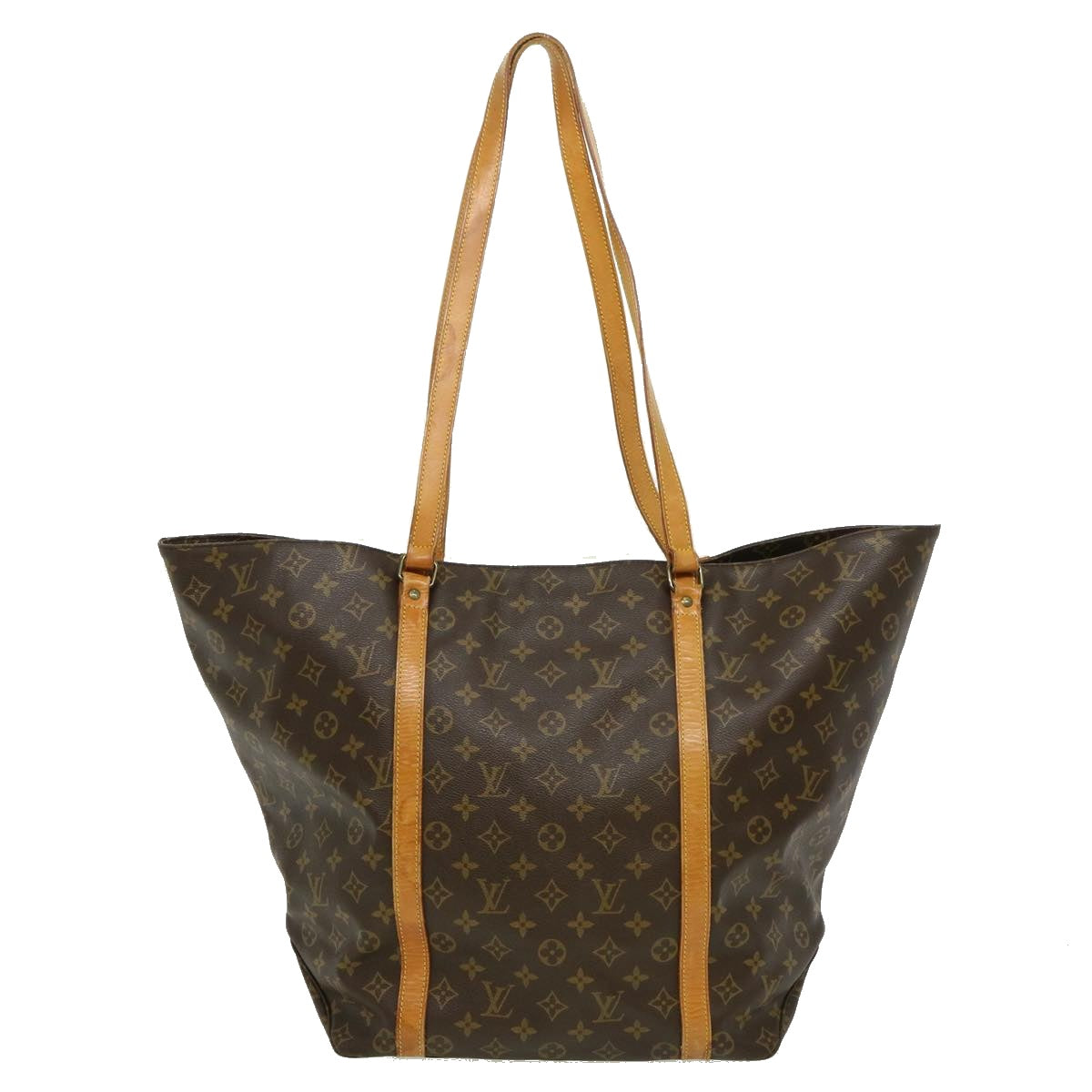 LOUIS VUITTON Monogram Sac Shopping Tote Bag M51108 LV Auth th2663