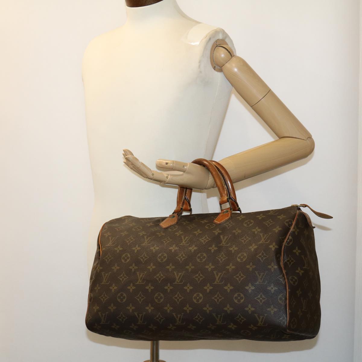 LOUIS VUITTON Monogram Speedy 40 Hand Bag M41522 LV Auth th2664