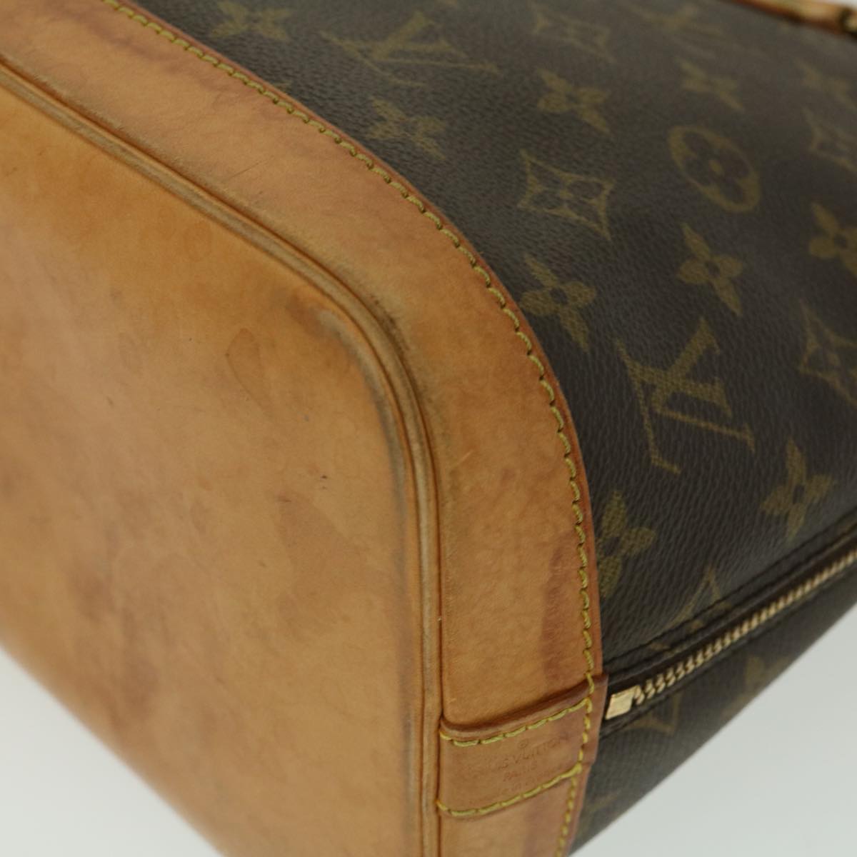 LOUIS VUITTON Monogram Alma Hand Bag M51130 LV Auth th2669