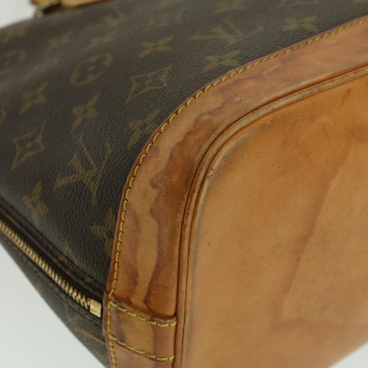 LOUIS VUITTON Monogram Alma Hand Bag M51130 LV Auth th2669