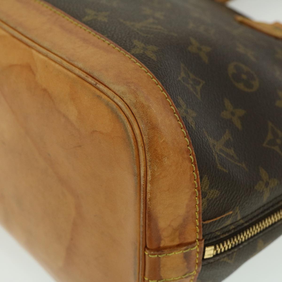 LOUIS VUITTON Monogram Alma Hand Bag M51130 LV Auth th2669