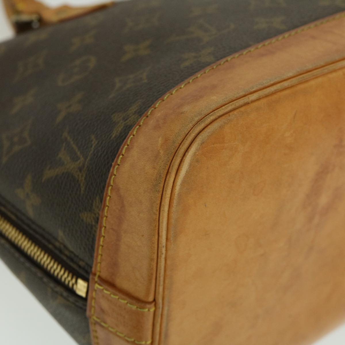 LOUIS VUITTON Monogram Alma Hand Bag M51130 LV Auth th2669