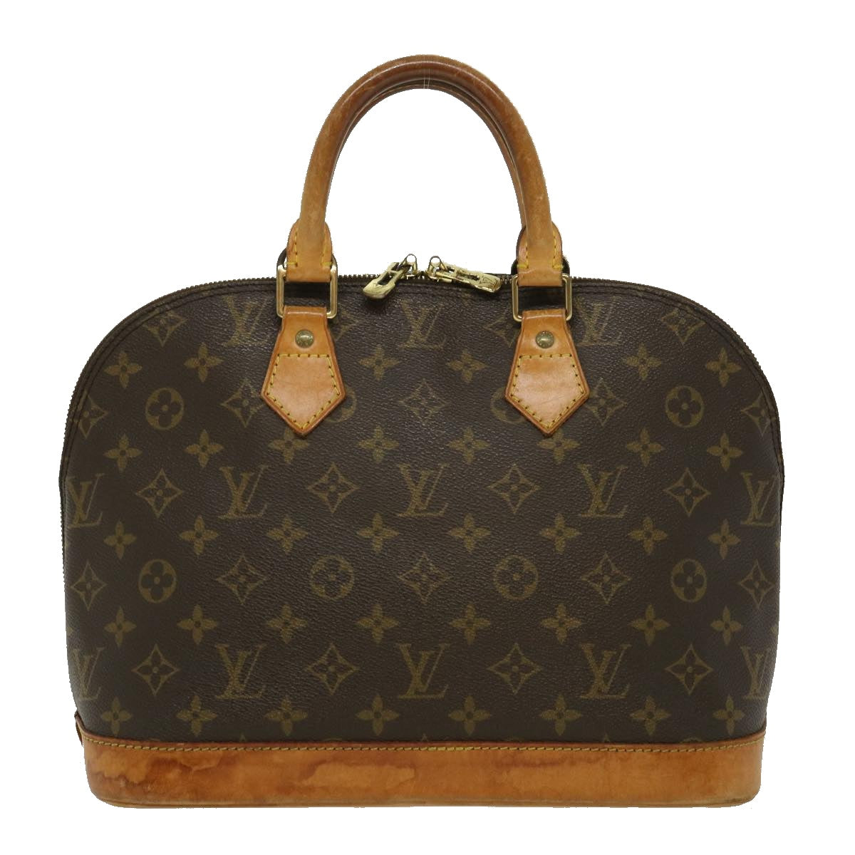 LOUIS VUITTON Monogram Alma Hand Bag M51130 LV Auth th2669