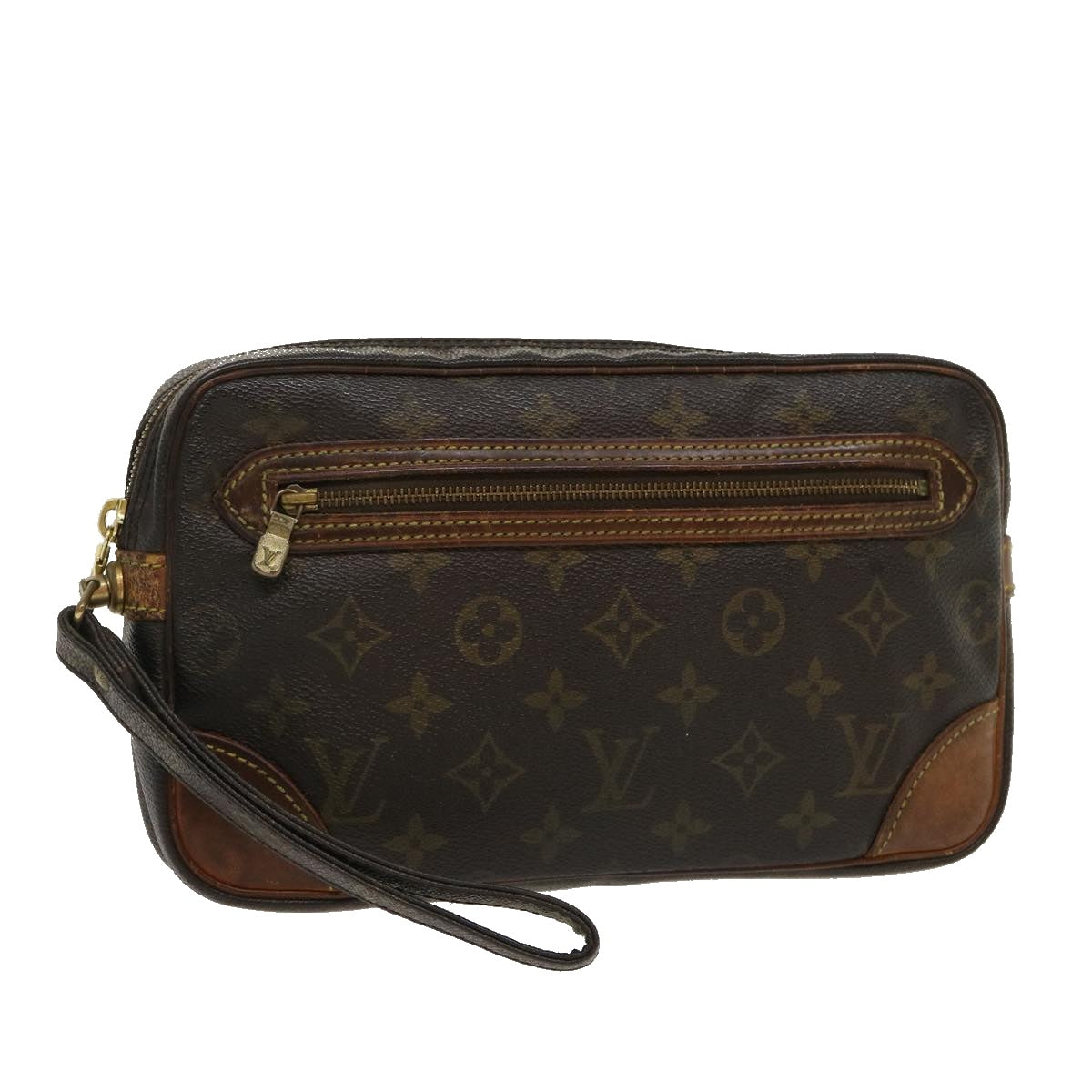 LOUIS VUITTON Monogram Marly Dragonne GM Clutch Bag M51825 Auth th2675