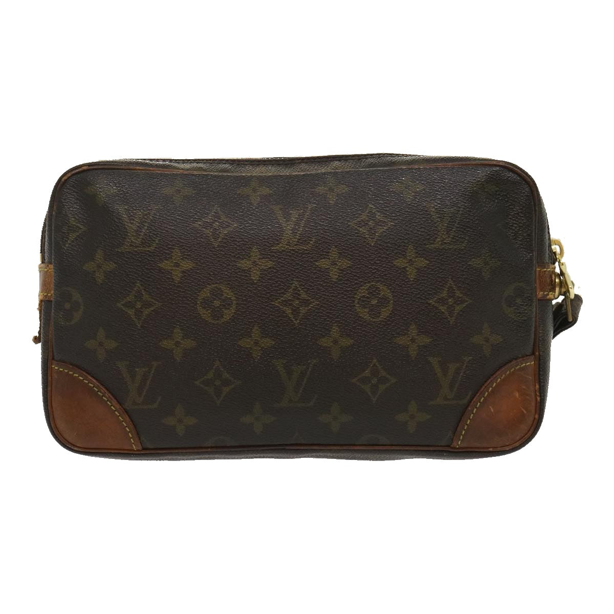 LOUIS VUITTON Monogram Marly Dragonne GM Clutch Bag M51825 Auth th2675