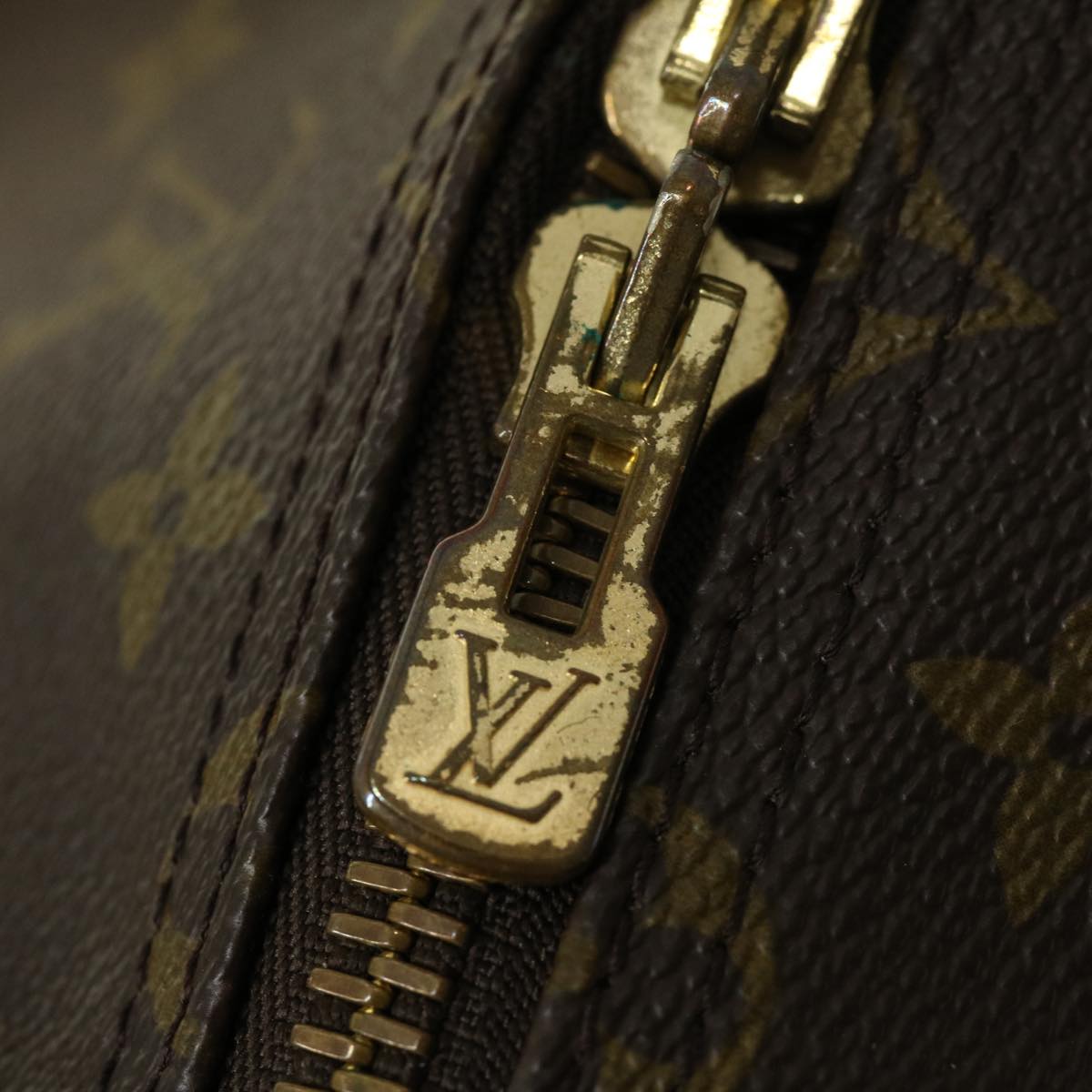 LOUIS VUITTON Monogram Keepall 55 Boston Bag M41424 LV Auth th2686