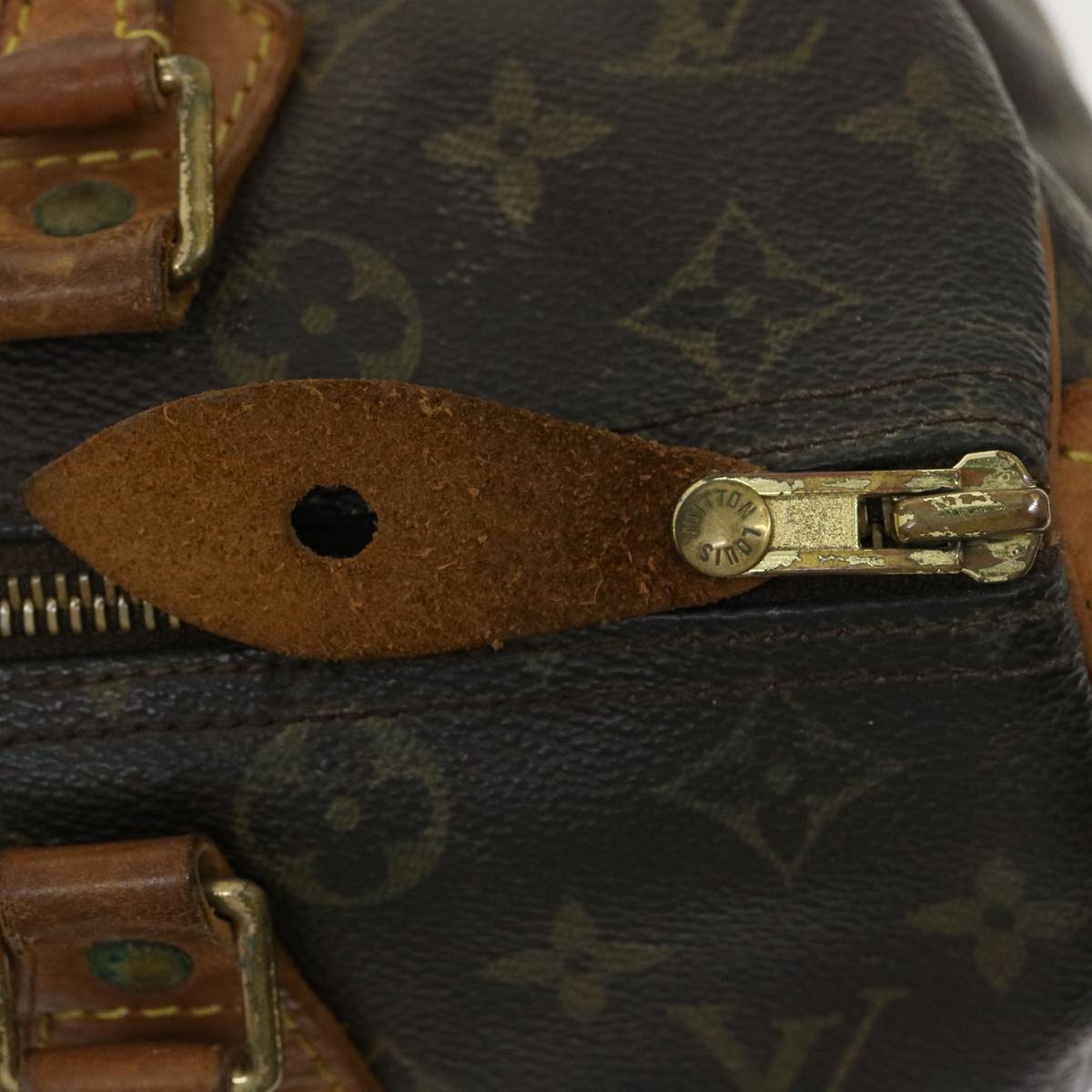 LOUIS VUITTON Monogram Speedy 30 Hand Bag M41526 LV Auth th2704