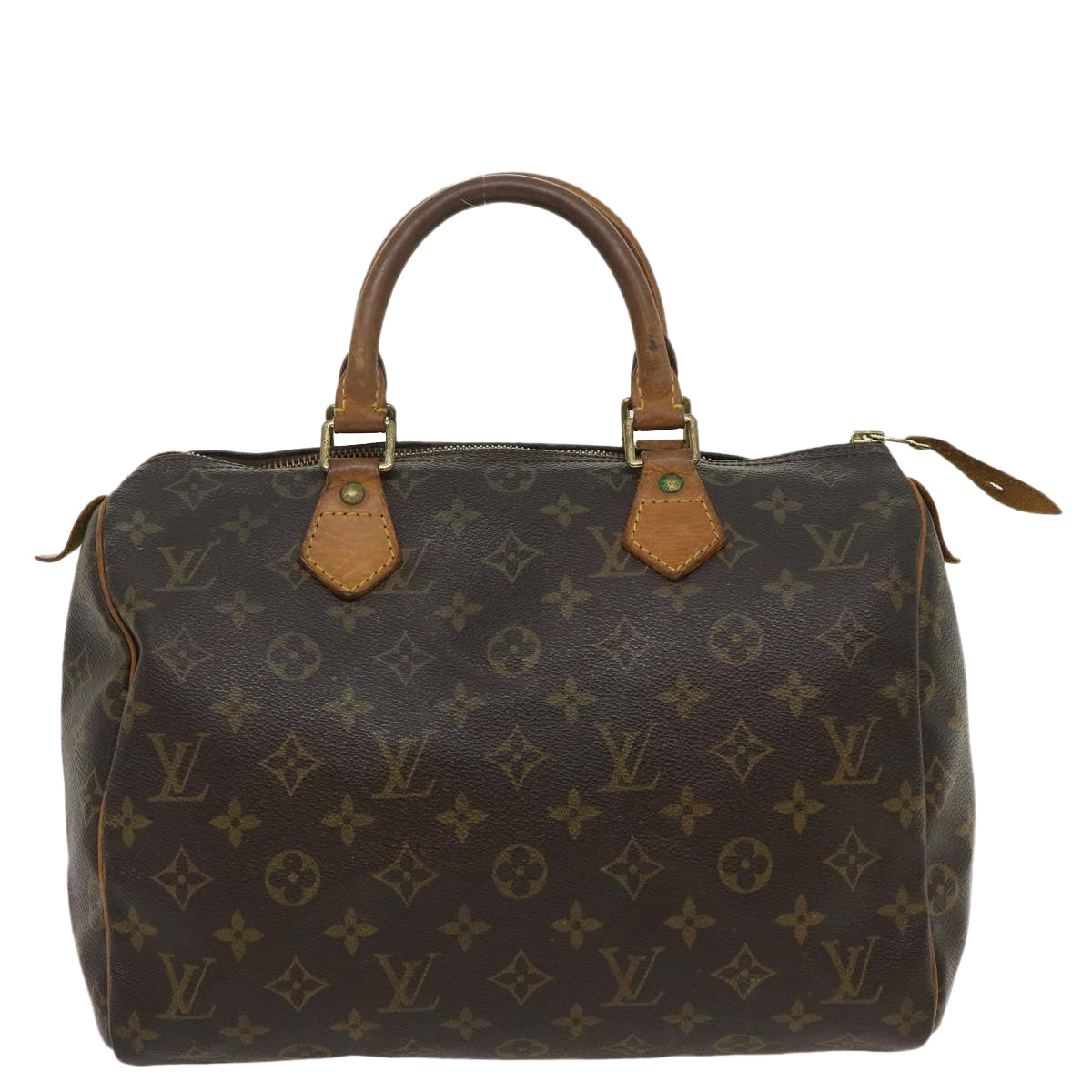 LOUIS VUITTON Monogram Speedy 30 Hand Bag M41526 LV Auth th2704