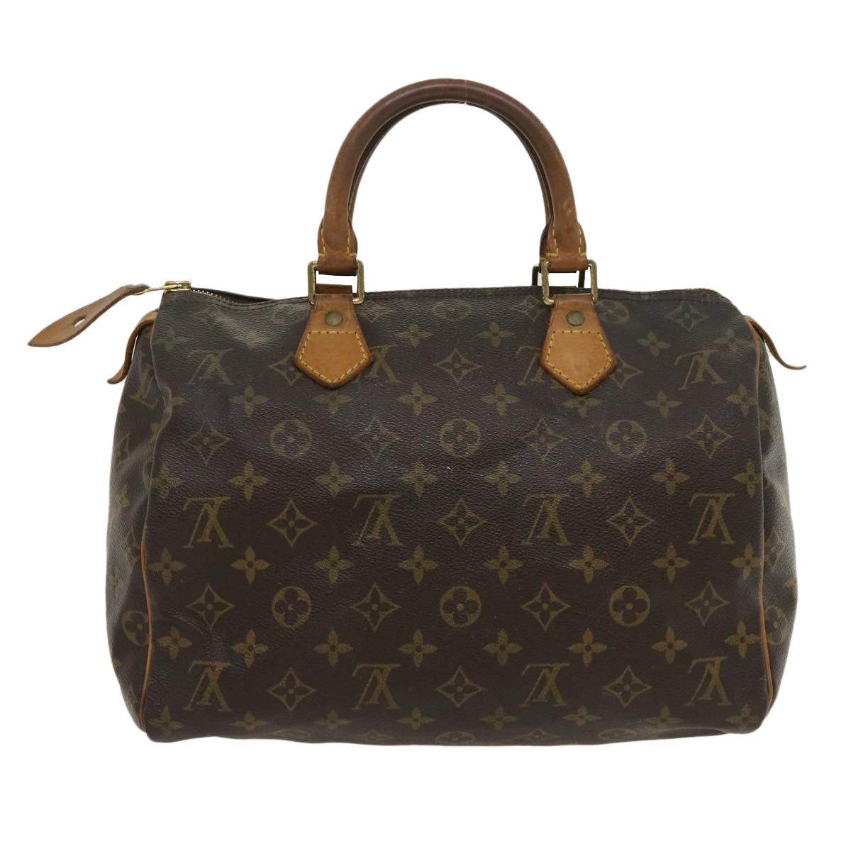 LOUIS VUITTON Monogram Speedy 30 Hand Bag M41526 LV Auth th2704