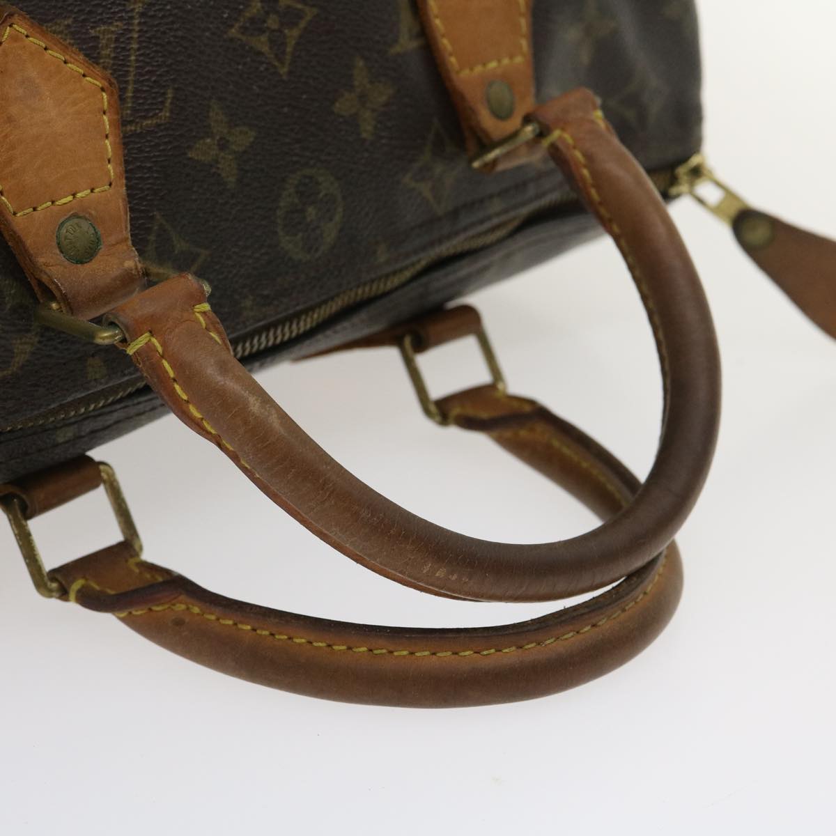 LOUIS VUITTON Monogram Speedy 30 Hand Bag M41526 LV Auth th2704