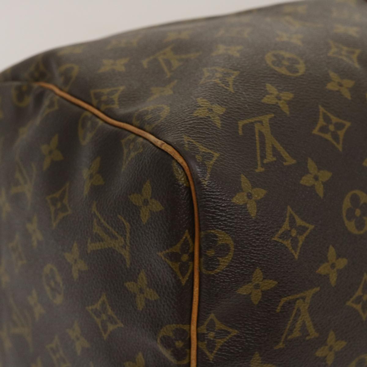 LOUIS VUITTON Monogram Keepall 55 Boston Bag M41424 LV Auth th2731