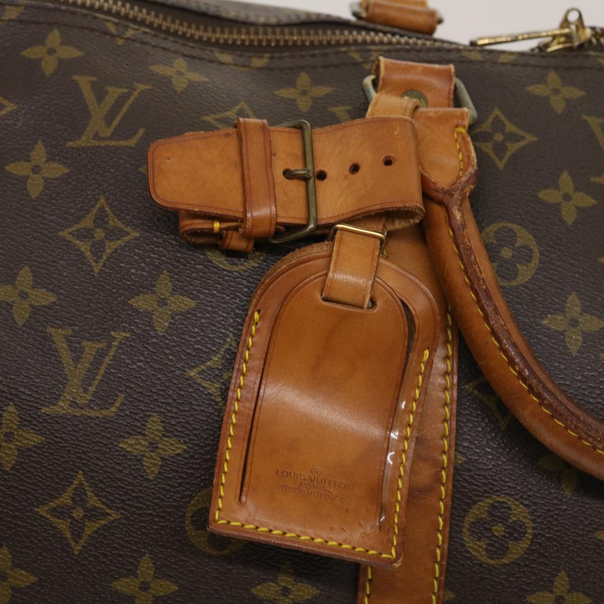 LOUIS VUITTON Monogram Keepall 55 Boston Bag M41424 LV Auth th2731