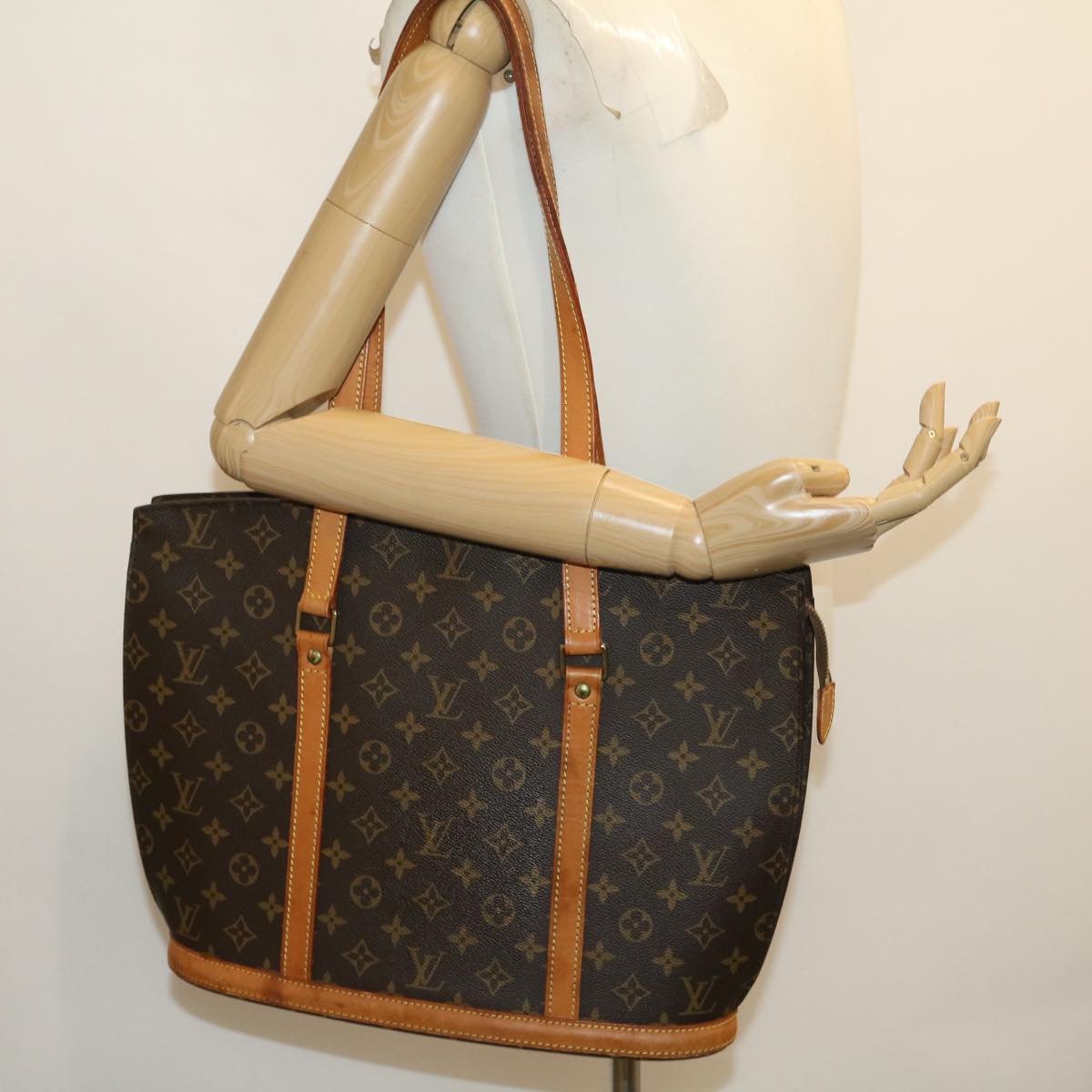 LOUIS VUITTON Monogram Babylone Tote Bag M51102 LV Auth th2748