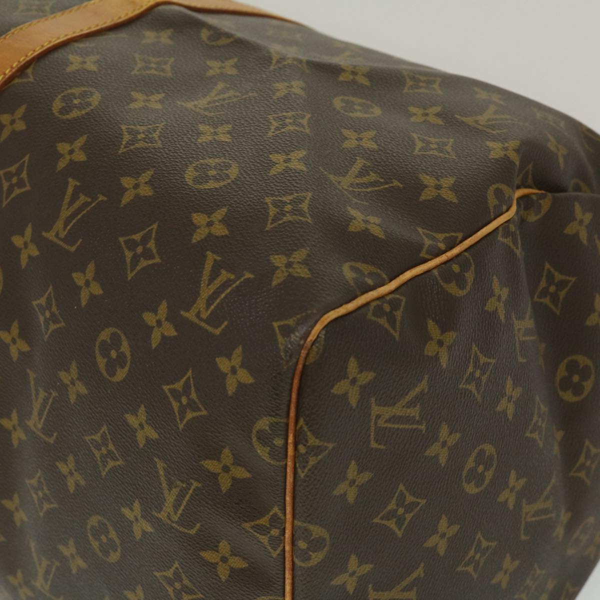 LOUIS VUITTON Monogram Keepall 55 Boston Bag M41424 LV Auth th2753