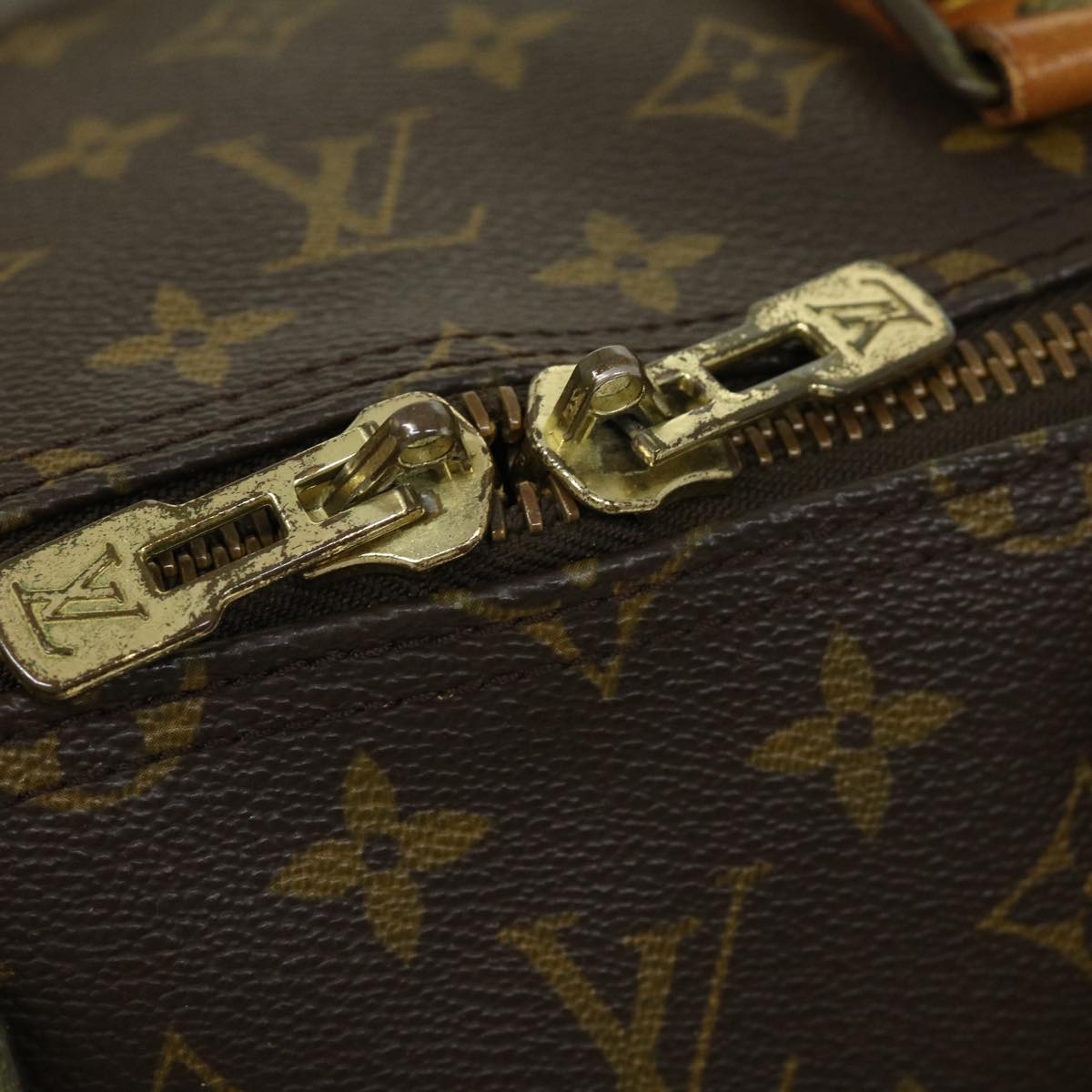 LOUIS VUITTON Monogram Keepall 55 Boston Bag M41424 LV Auth th2753