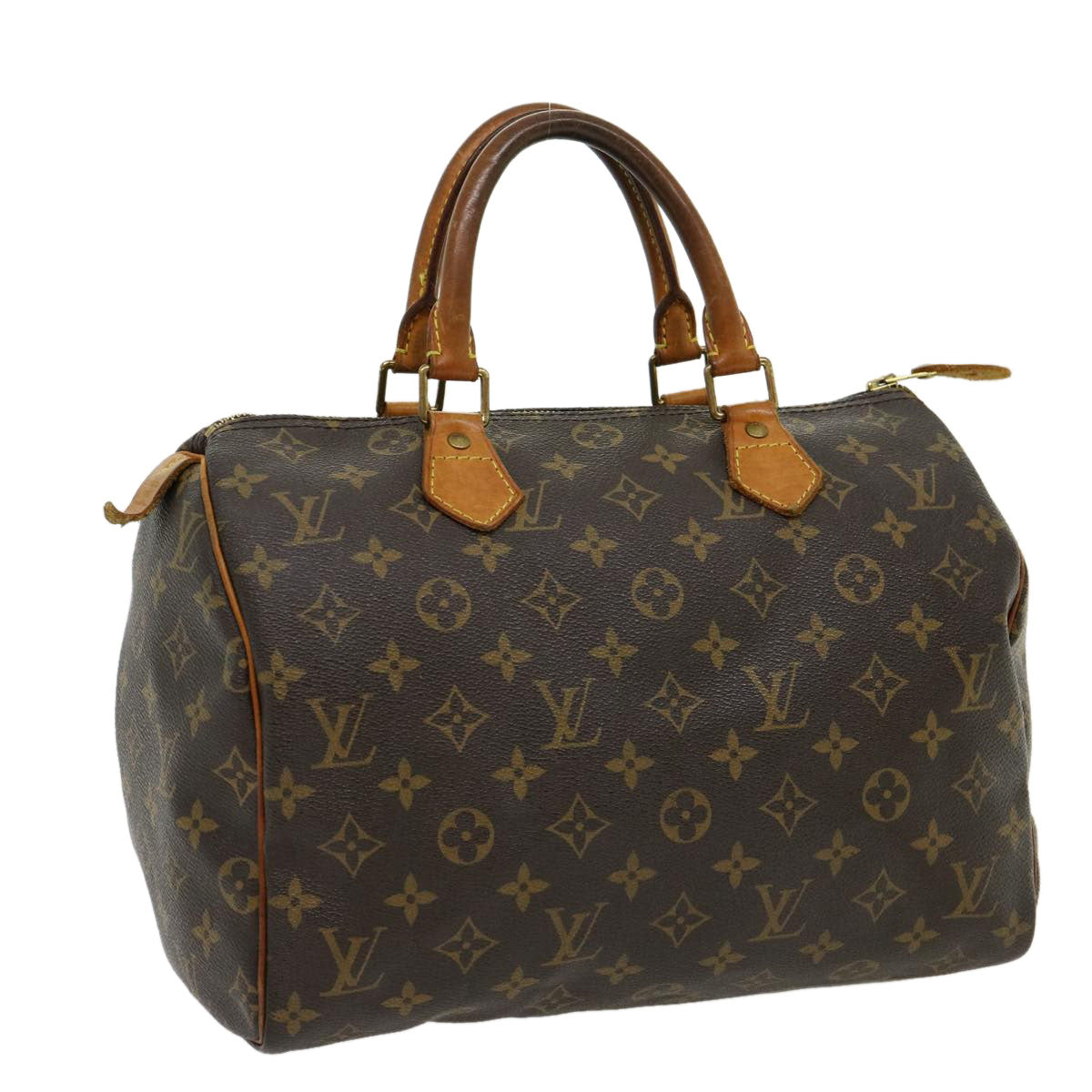 LOUIS VUITTON Monogram Speedy 30 Hand Bag M41526 LV Auth th2778