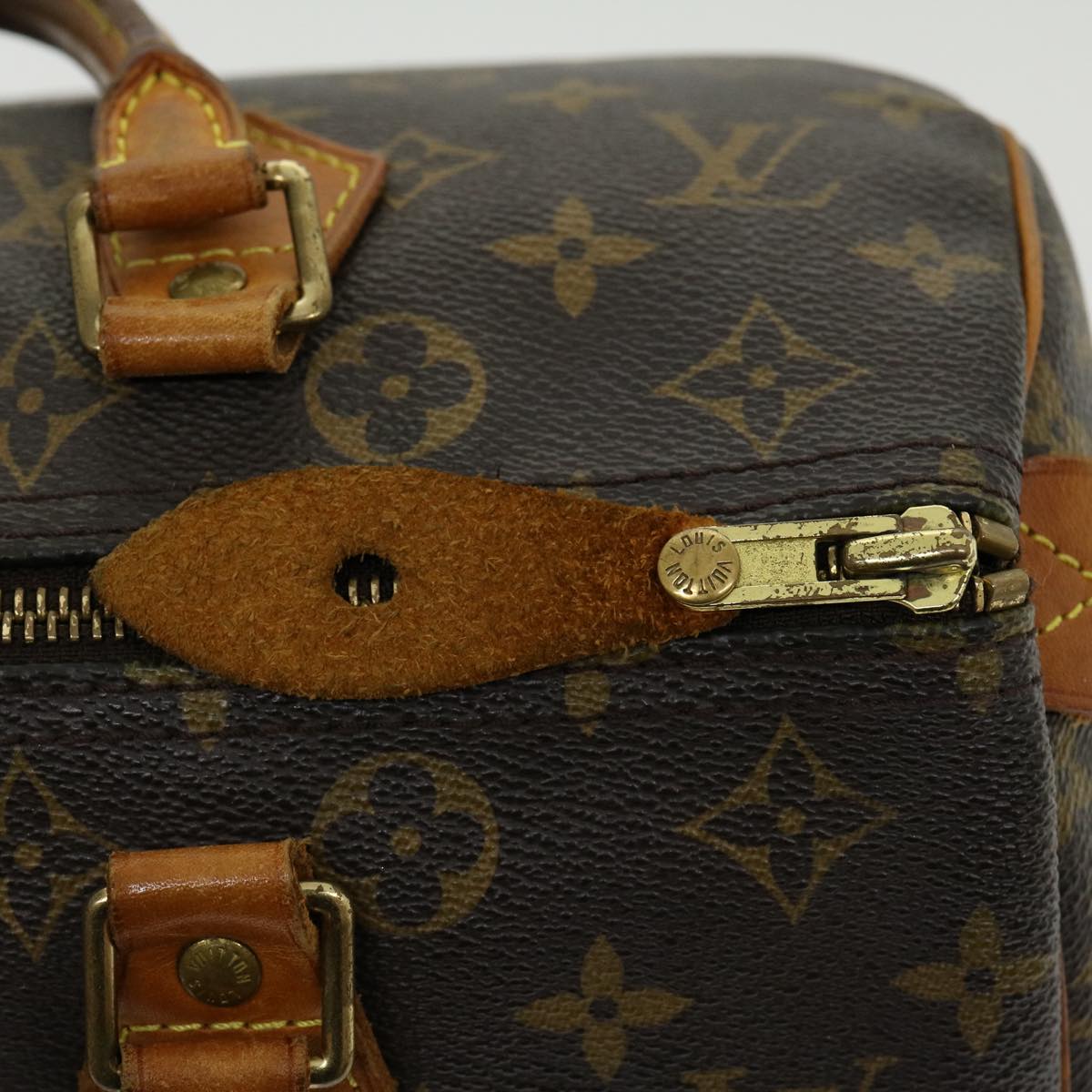 LOUIS VUITTON Monogram Speedy 30 Hand Bag M41526 LV Auth th2778