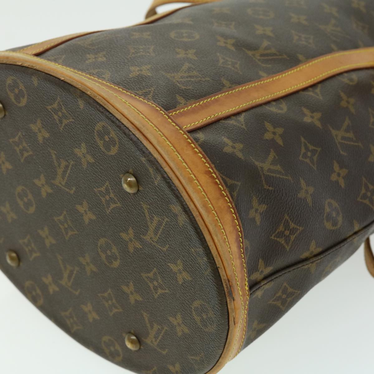 LOUIS VUITTON Monogram Bucket GM Shoulder Bag M42236 LV Auth th2799