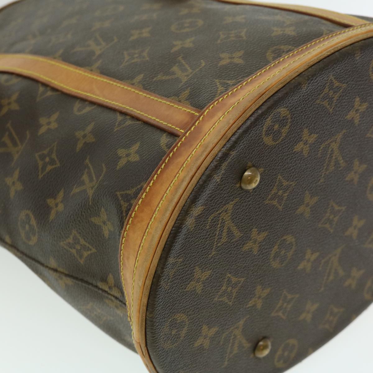 LOUIS VUITTON Monogram Bucket GM Shoulder Bag M42236 LV Auth th2799