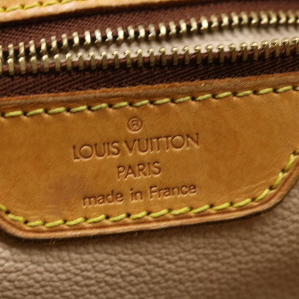 LOUIS VUITTON Monogram Bucket GM Shoulder Bag M42236 LV Auth th2799