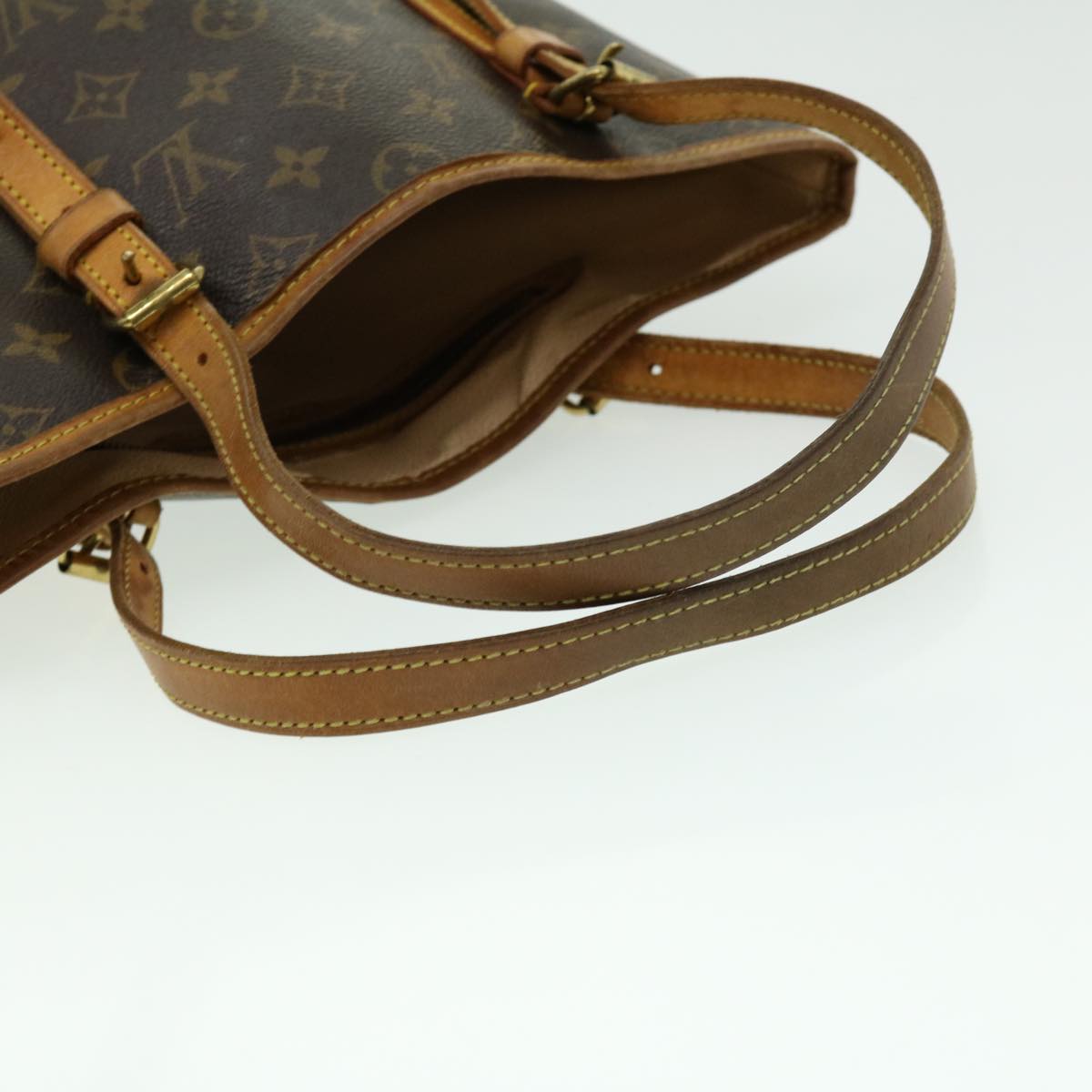 LOUIS VUITTON Monogram Bucket GM Shoulder Bag M42236 LV Auth th2799