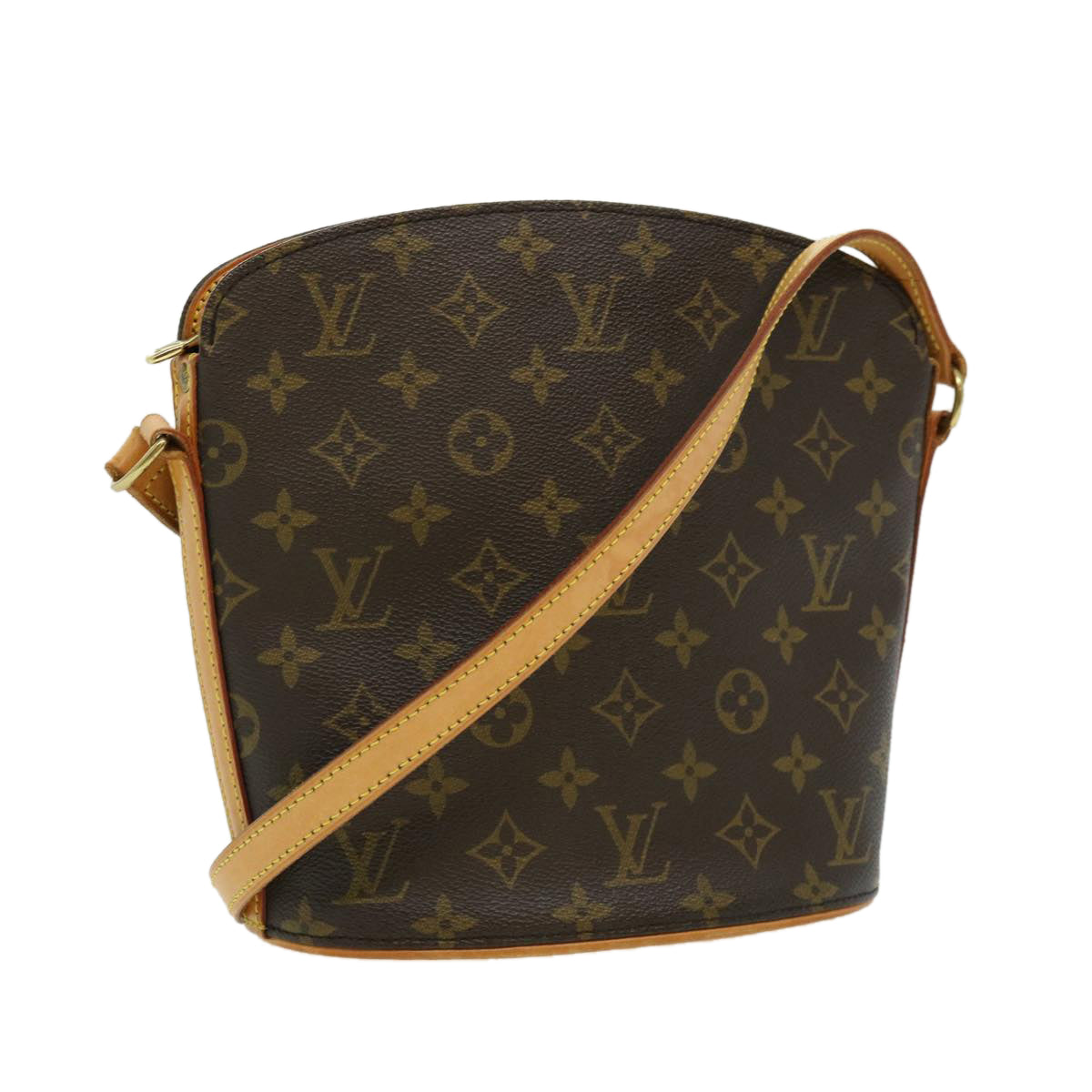 LOUIS VUITTON Monogram Drouot Shoulder Bag M51290 LV Auth th2809