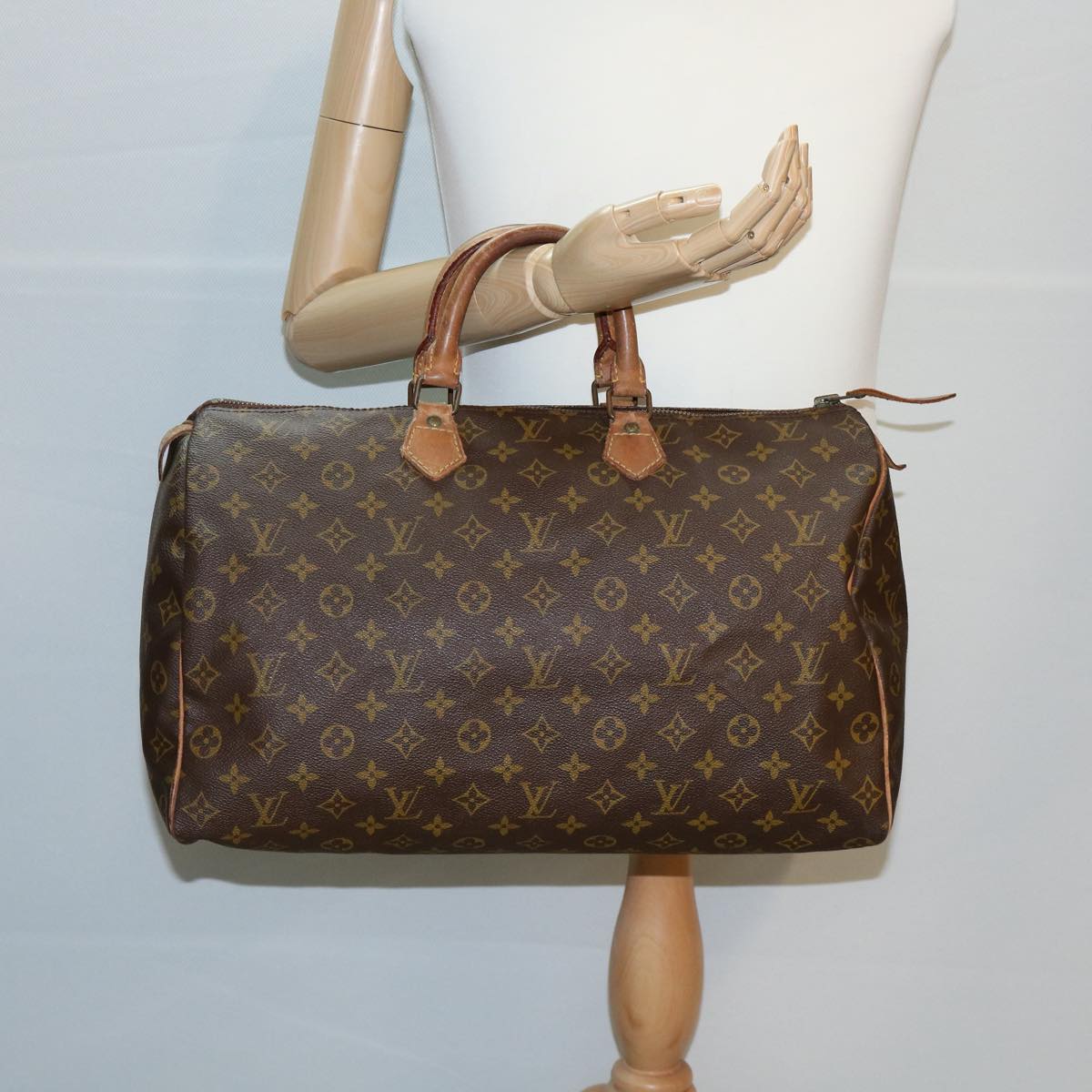 LOUIS VUITTON Monogram Speedy 40 Hand Bag M41522 LV Auth th2823