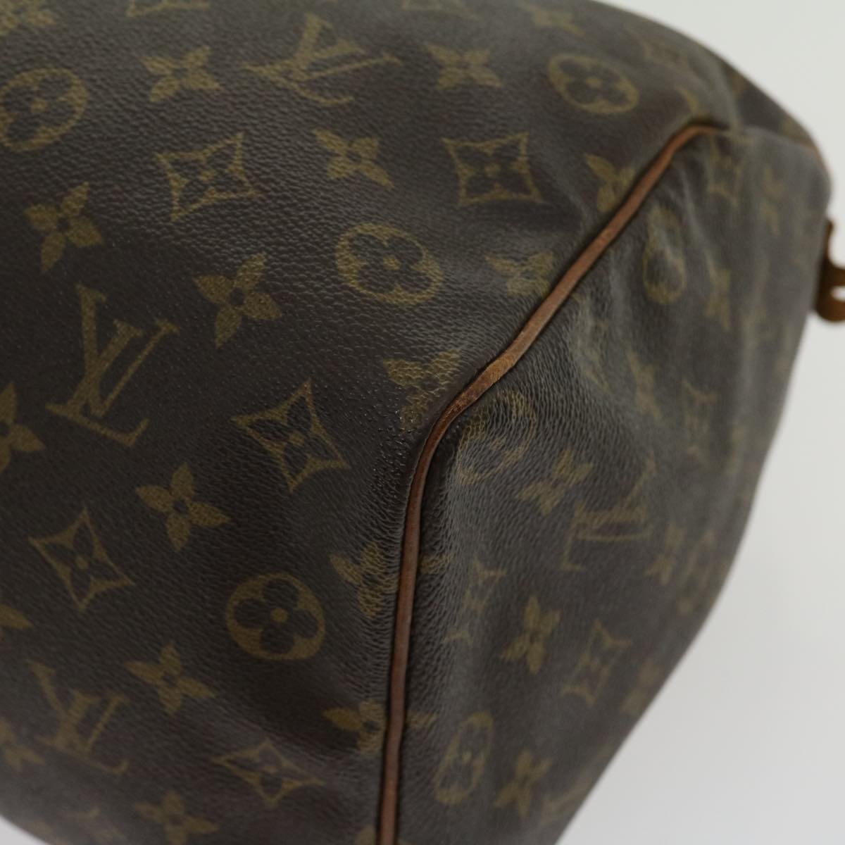 LOUIS VUITTON Monogram Speedy 35 Hand Bag M41524 LV Auth th2827