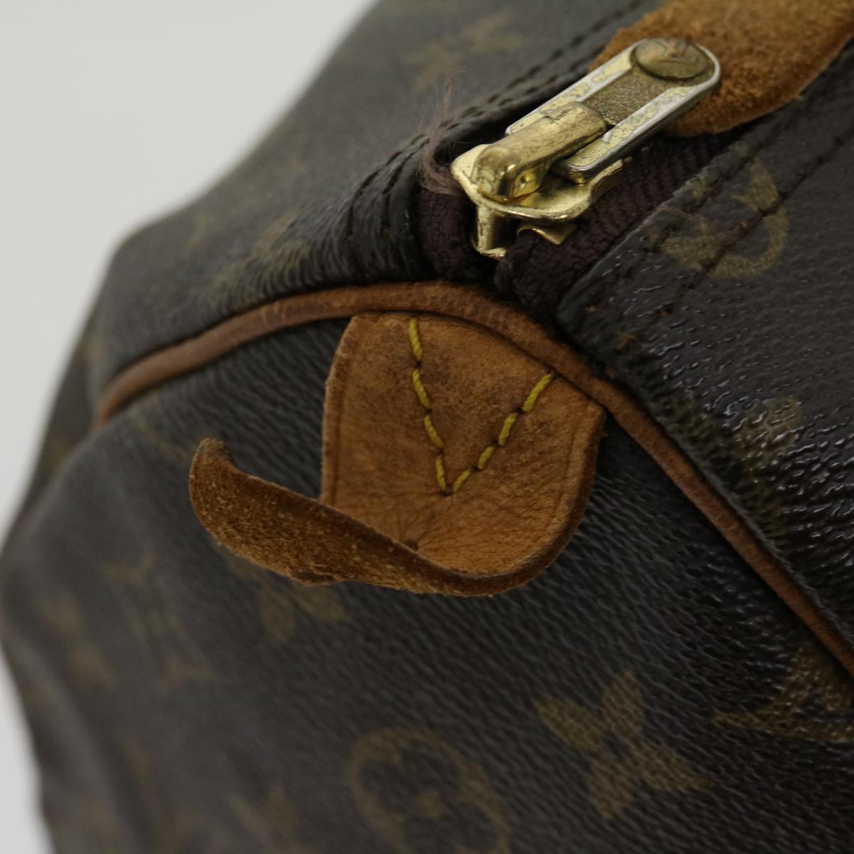 LOUIS VUITTON Monogram Speedy 35 Hand Bag M41524 LV Auth th2827