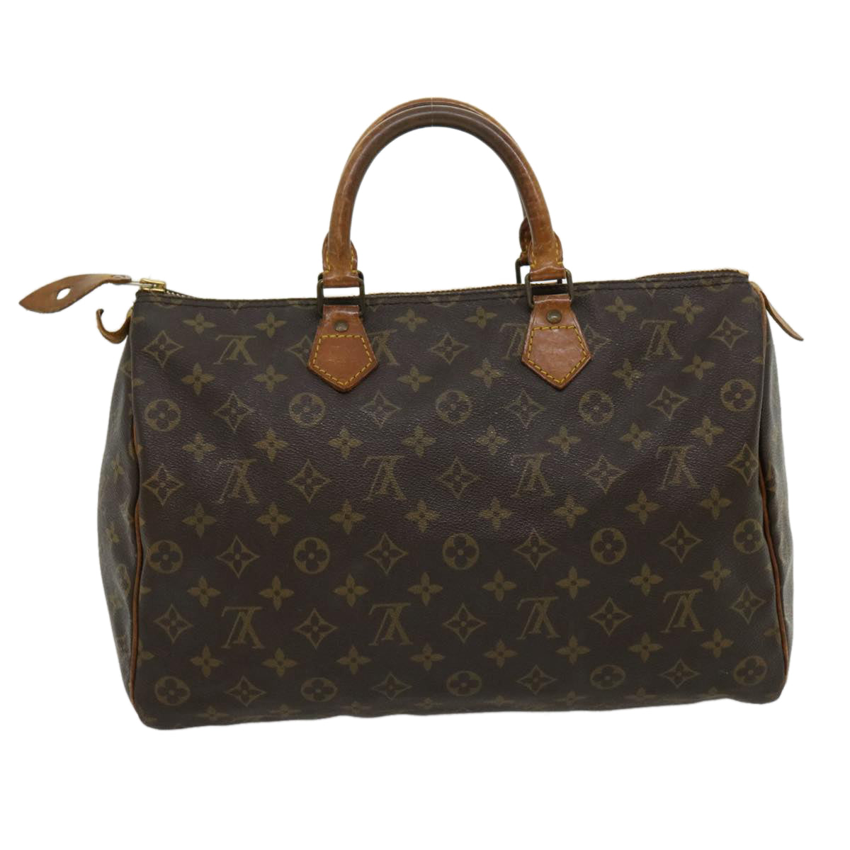 LOUIS VUITTON Monogram Speedy 35 Hand Bag M41524 LV Auth th2827 - 0