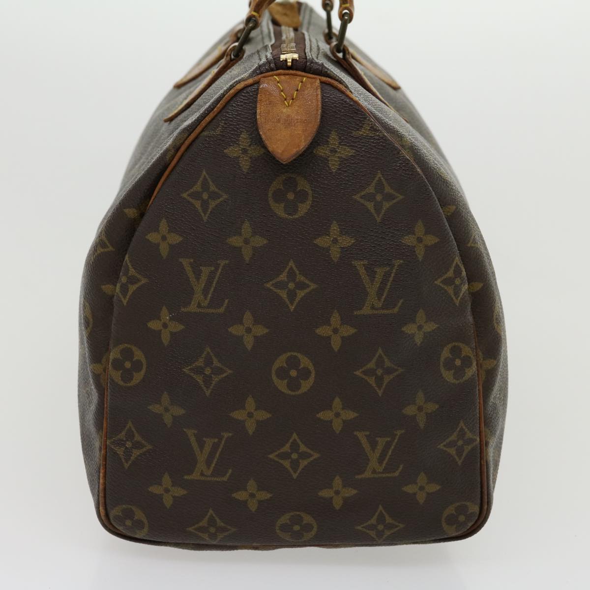 LOUIS VUITTON Monogram Speedy 35 Hand Bag M41524 LV Auth th2827