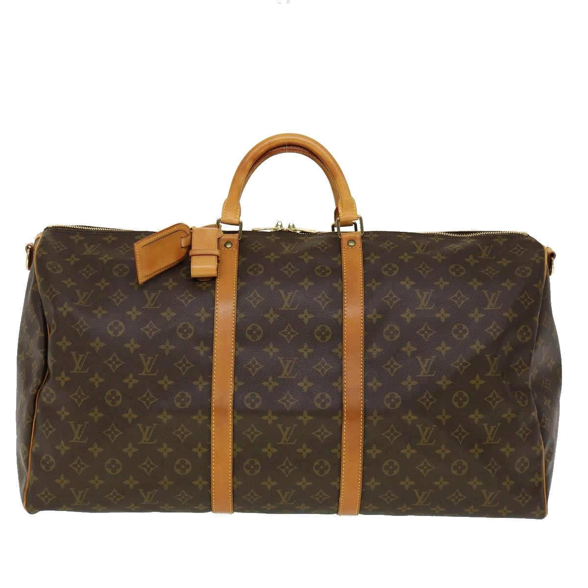 LOUIS VUITTON Monogram Keepall Bandouliere 60 Boston Bag M41412 LV Auth th2831