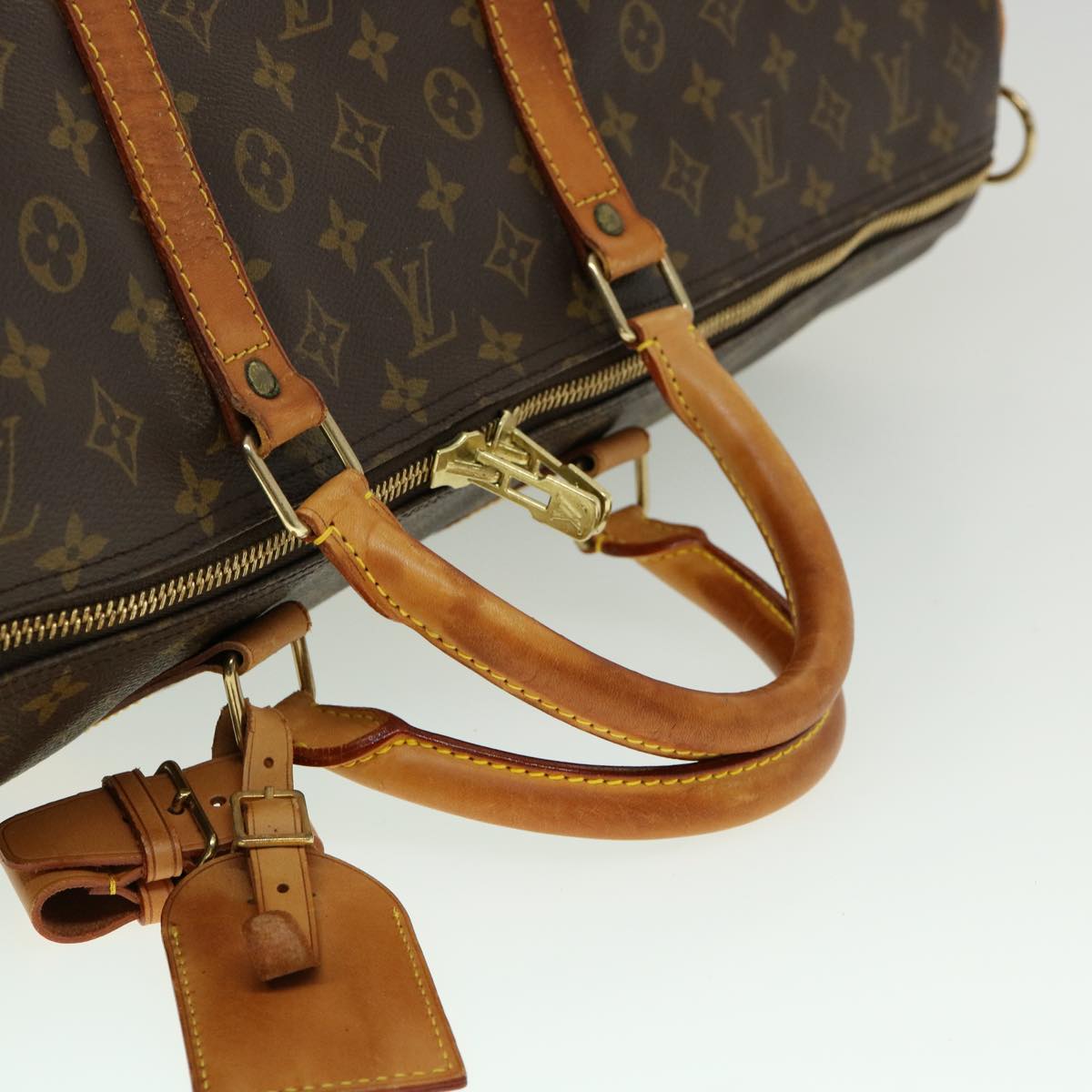 LOUIS VUITTON Monogram Keepall Bandouliere 60 Boston Bag M41412 LV Auth th2831