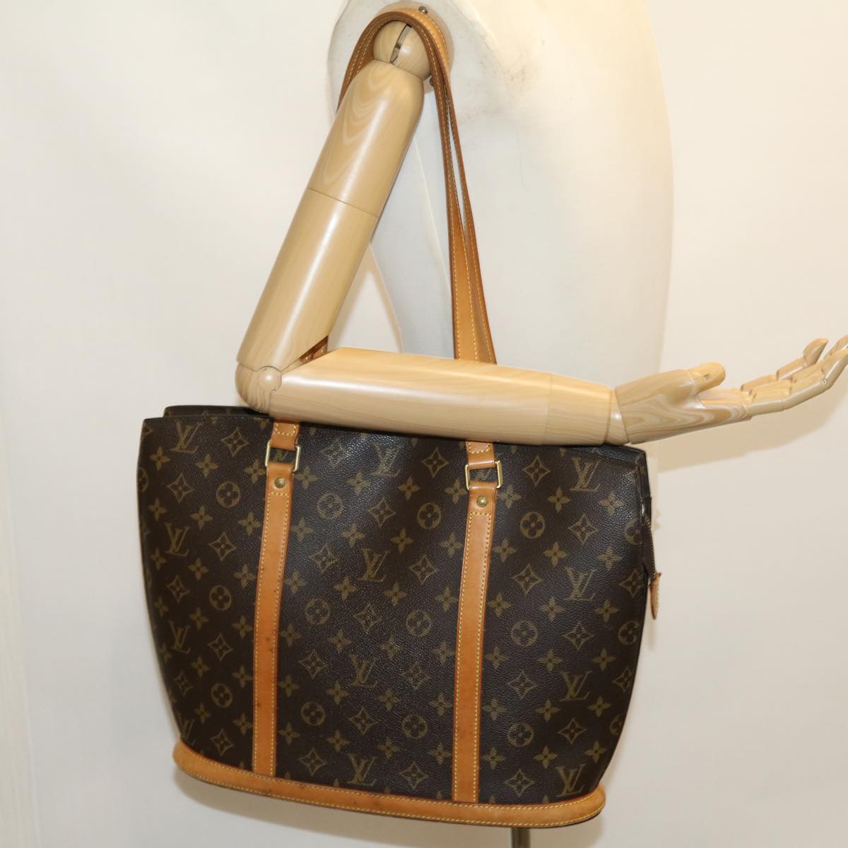 LOUIS VUITTON Monogram Babylone Tote Bag M51102 LV Auth th2851