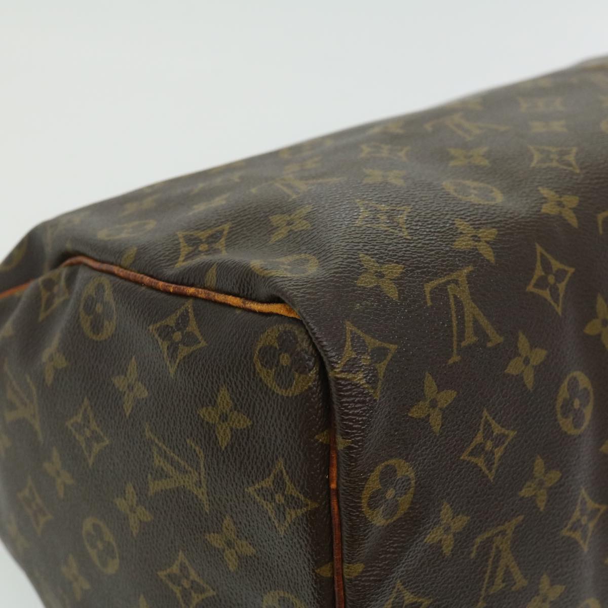 LOUIS VUITTON Monogram Speedy 35 Hand Bag M41524 LV Auth th2890