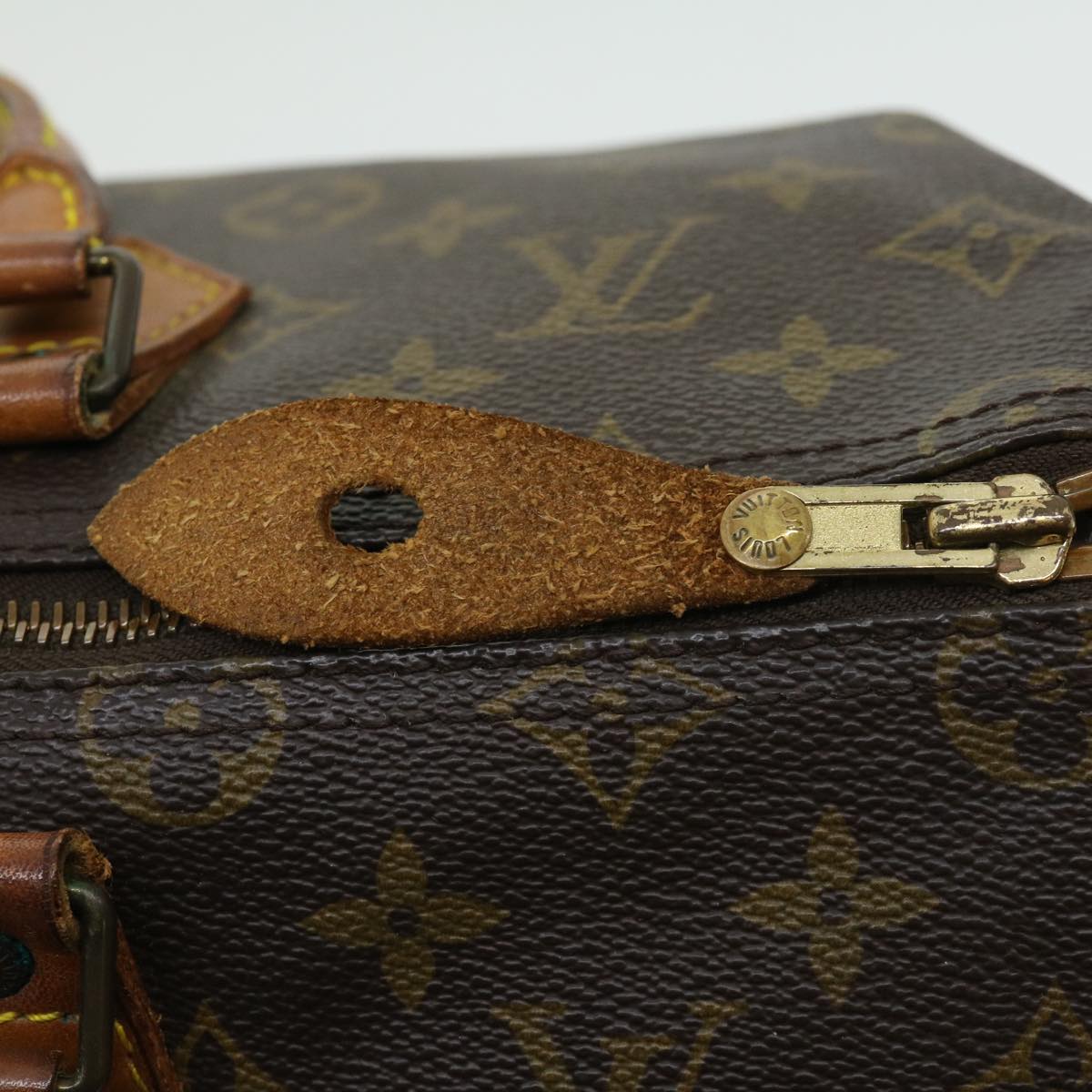 LOUIS VUITTON Monogram Speedy 35 Hand Bag M41524 LV Auth th2890