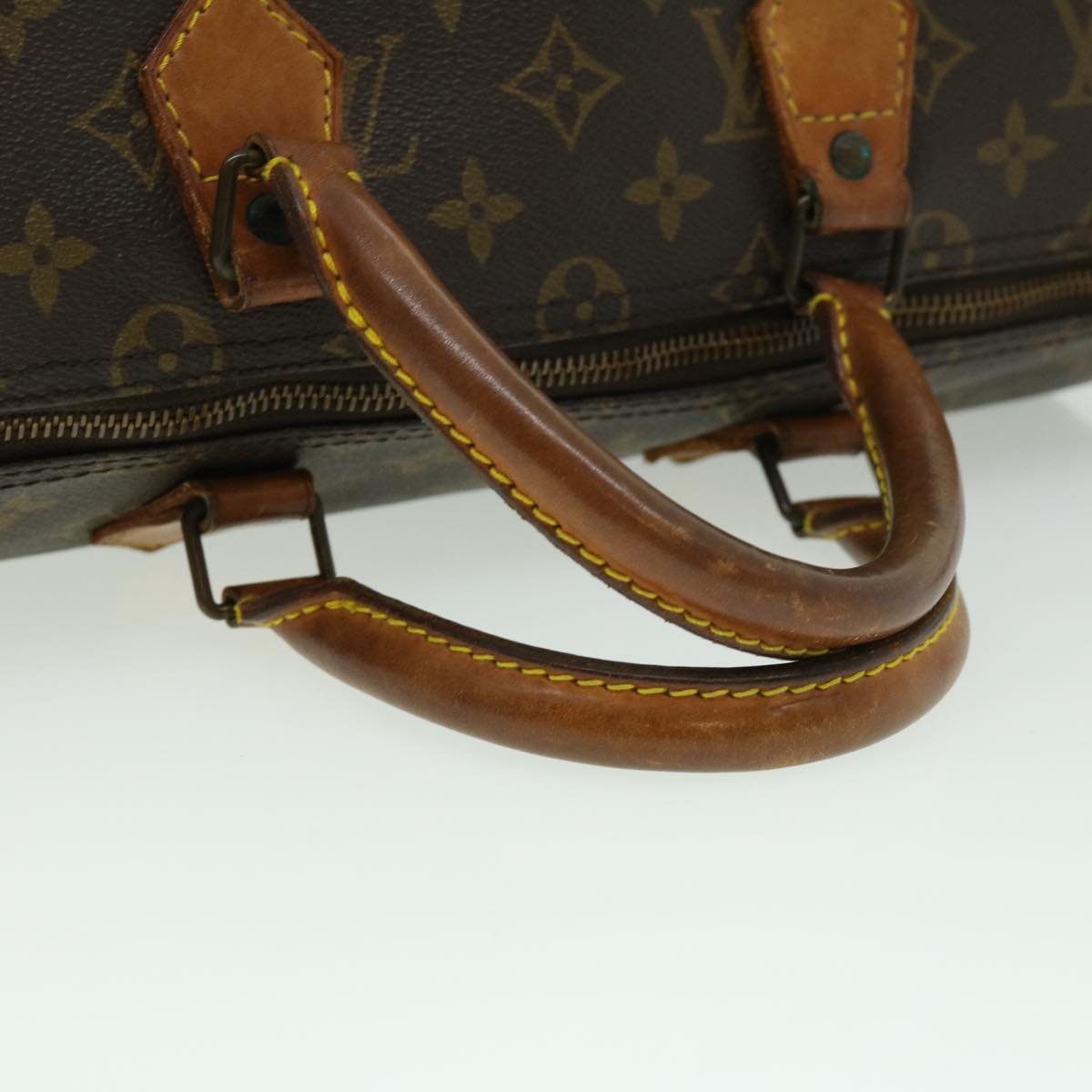 LOUIS VUITTON Monogram Speedy 35 Hand Bag M41524 LV Auth th2890