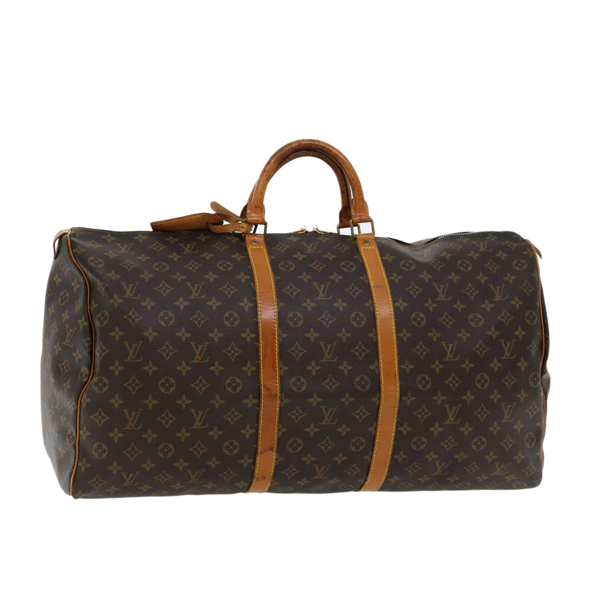 LOUIS VUITTON Monogram Keepall 60 Boston Bag M41422 LV Auth th2913