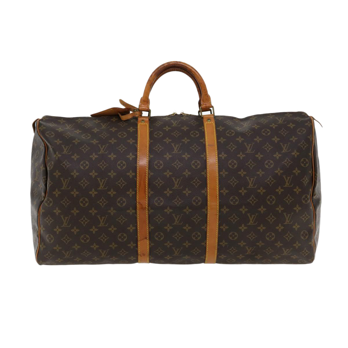 LOUIS VUITTON Monogram Keepall 60 Boston Bag M41422 LV Auth th2913