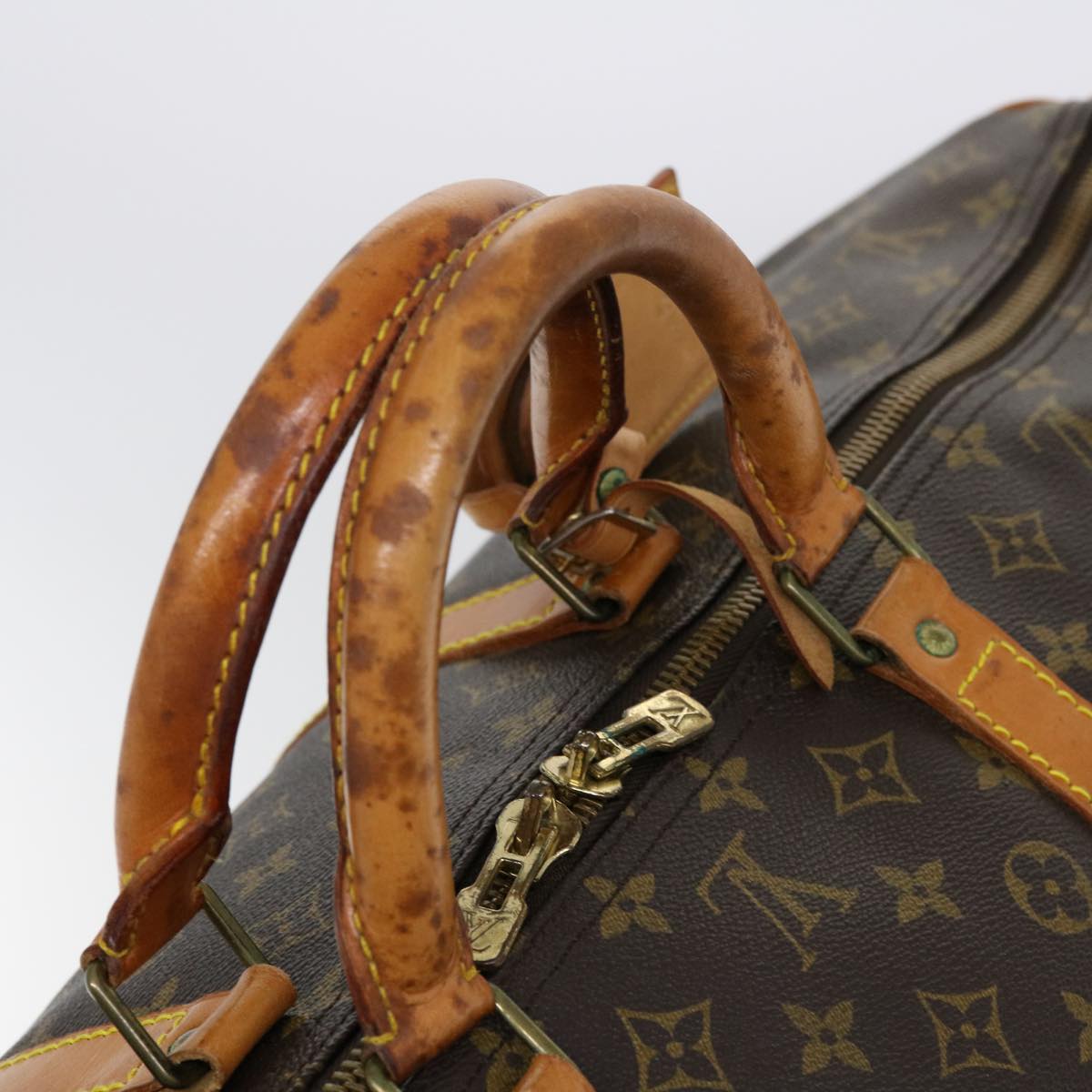 LOUIS VUITTON Monogram Keepall 60 Boston Bag M41422 LV Auth th2913