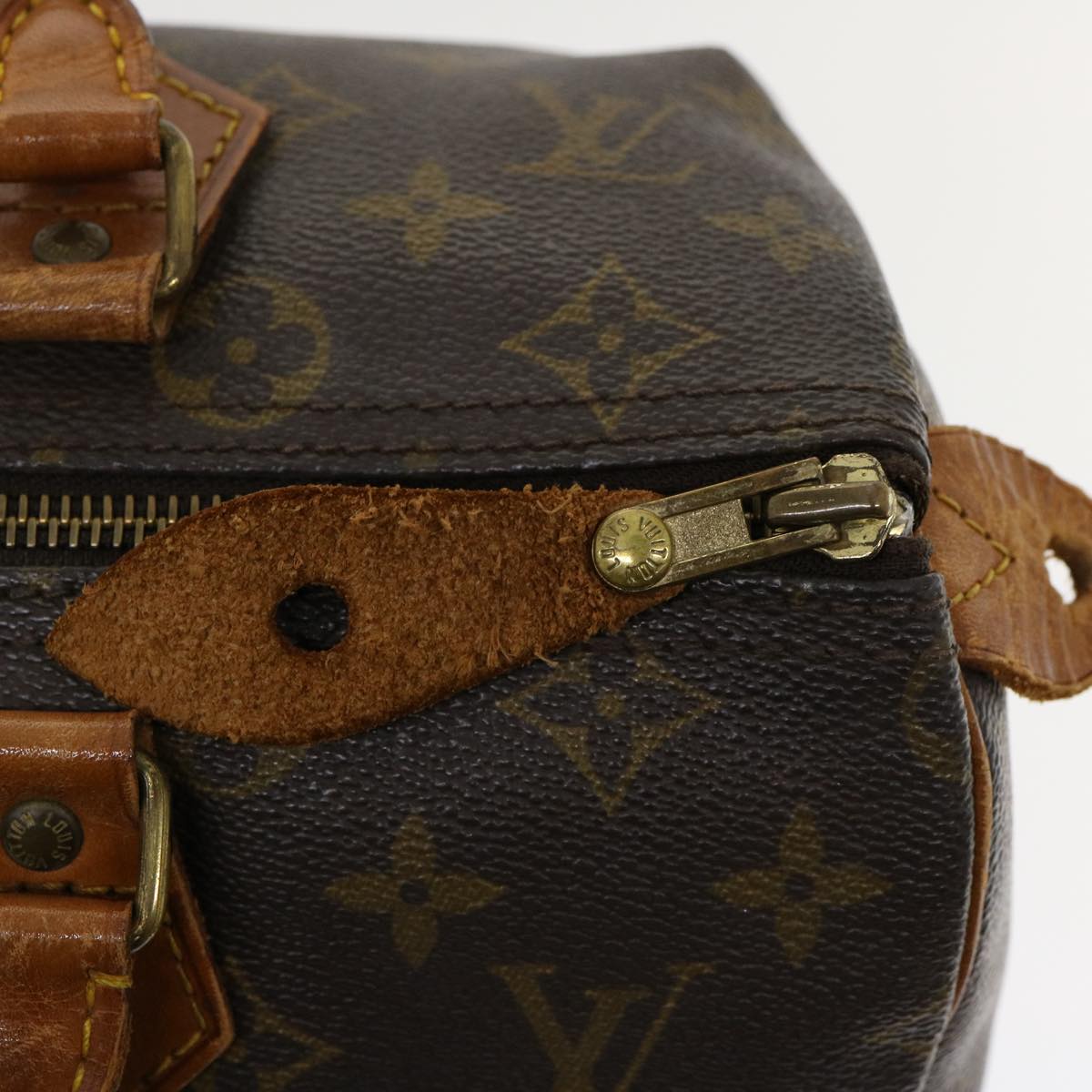 LOUIS VUITTON Monogram Speedy 30 Hand Bag M41526 LV Auth th2927