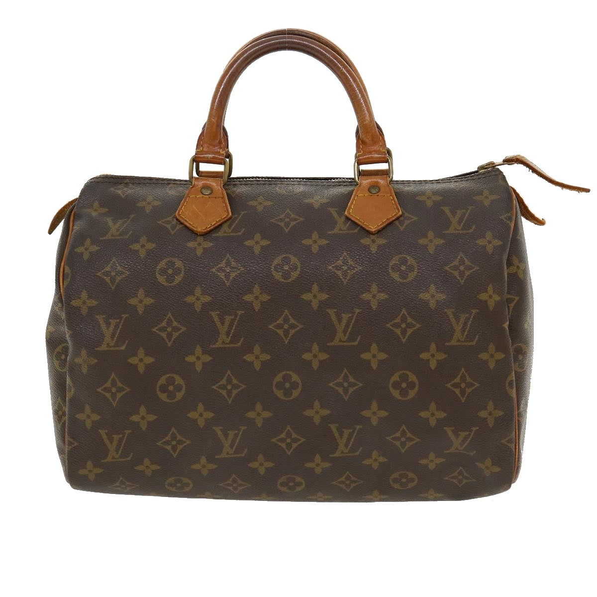 LOUIS VUITTON Monogram Speedy 30 Hand Bag M41526 LV Auth th2927